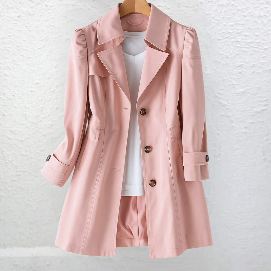 Juliette™ | Classic Button Trench Coat