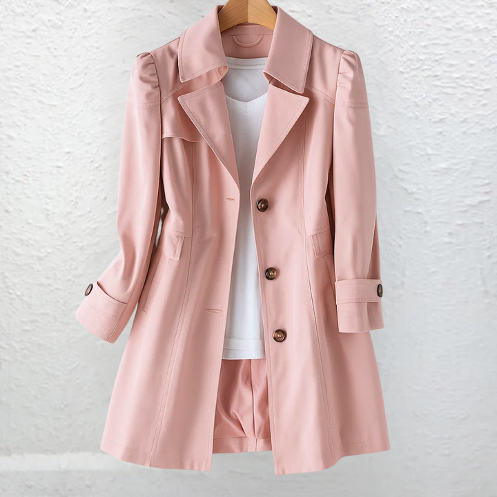 Juliette™ | Classic Button Trench Coat