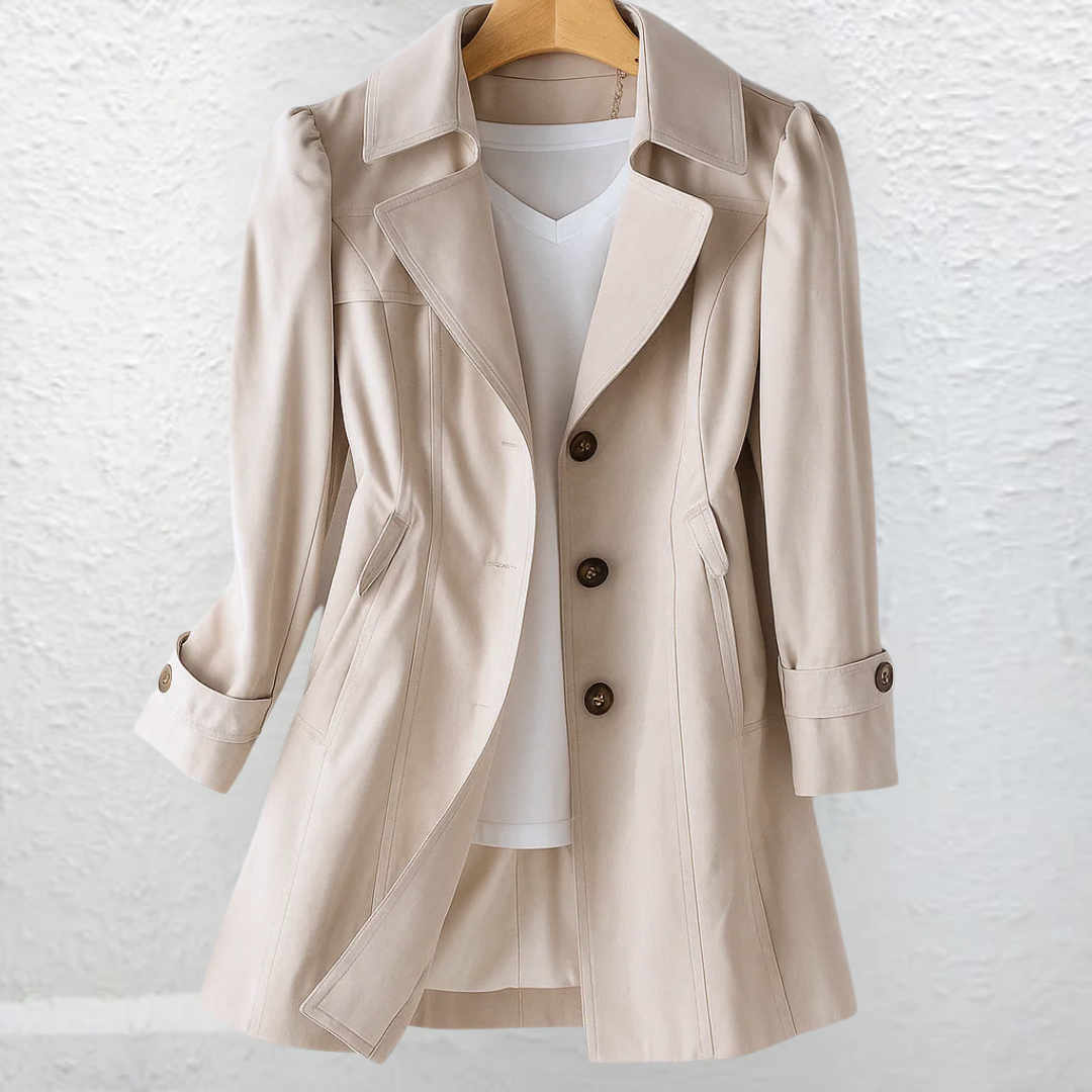 Juliette™ | Classic Button Trench Coat