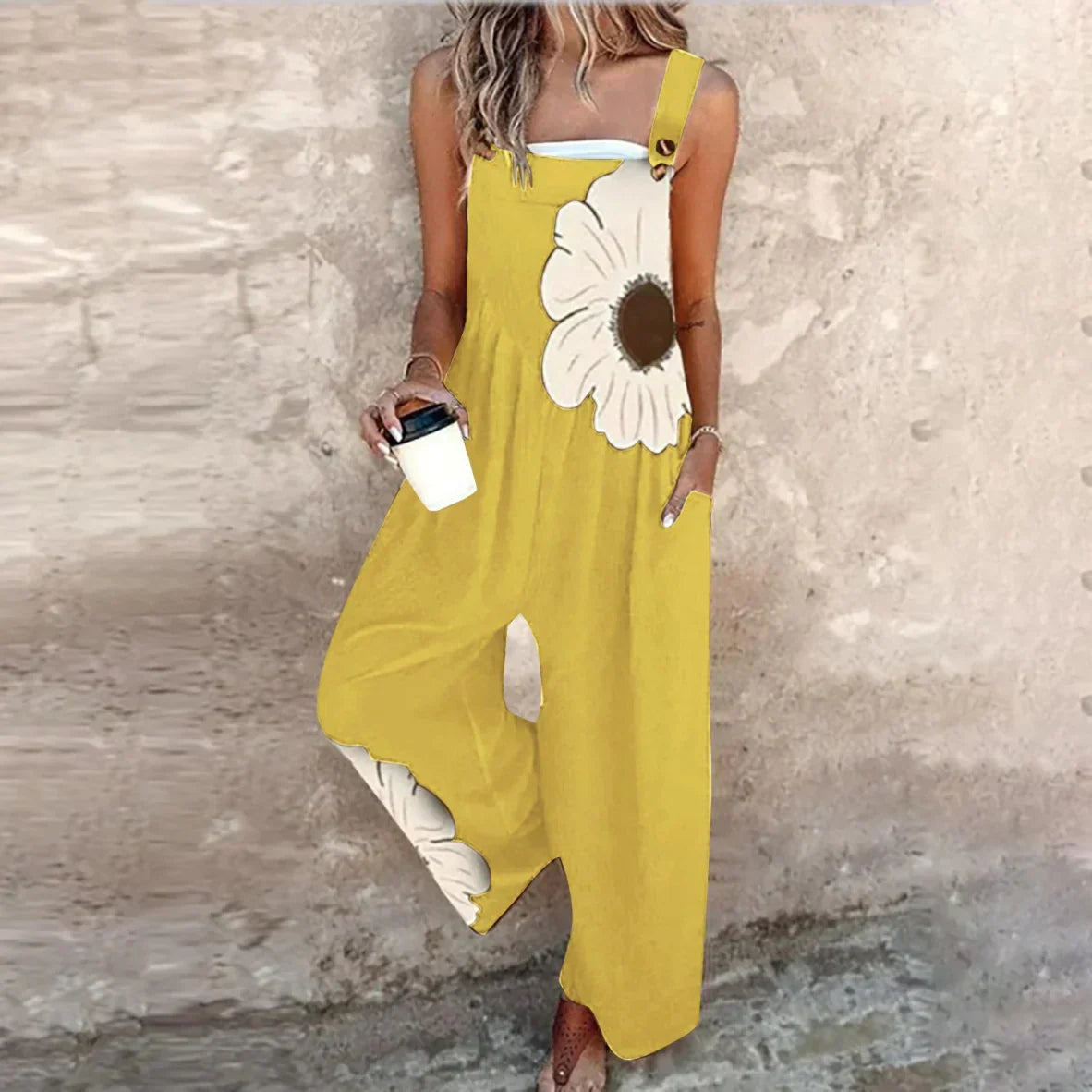 Comfortable Printed Jumpsuit