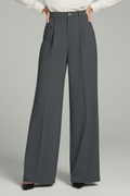 Blair | Women’s Palazzo Trousers with Front Pleats and Back Pockets