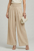 Charlotte | Women’s Palazzo Trousers with High Waist and Pleats